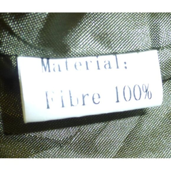 Elegant Green & Gold Asian-Inspired Brocade Jacket With Frog Closures & Satin Ac - Picture 7 of 12